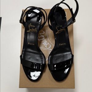 Christian Louboutin Glossy Black Heels